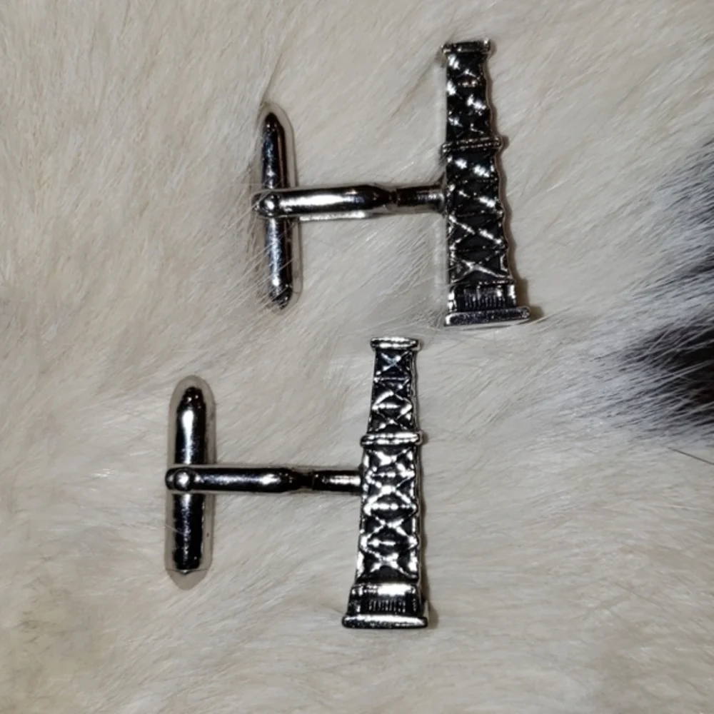 Oilwell Mens Cufflinks‎ Vintage @Landman